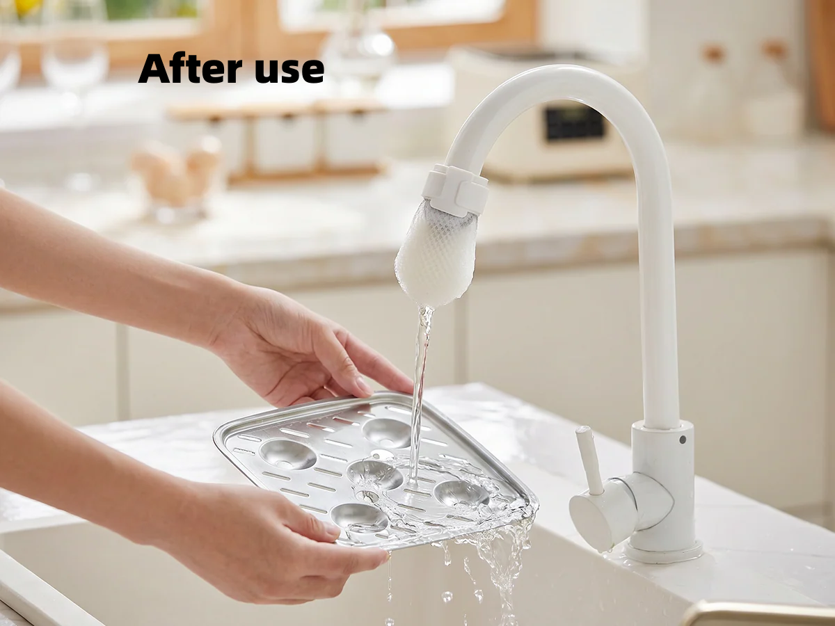 ⏰Anti-Splash Kitchen Faucet Filter for Sediment & Rust Removal