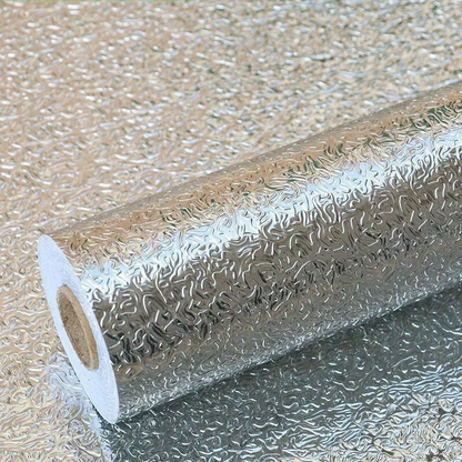 🔥Peel & Stick Aluminum Foil Wallpaper, Waterproof Oil Proof Contact Paper for Kitchen
